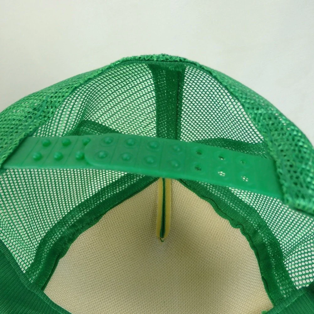 Vintage San Sun Mesh Trucker Hat Green Washington Town Mutual Snapback Mesh Cap - Picture 9 of 10